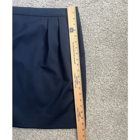 Kate Spade Skirt The Rules Navy Luxury Preppy Minimalist Career Office Size 8 - Picture 8 of 8